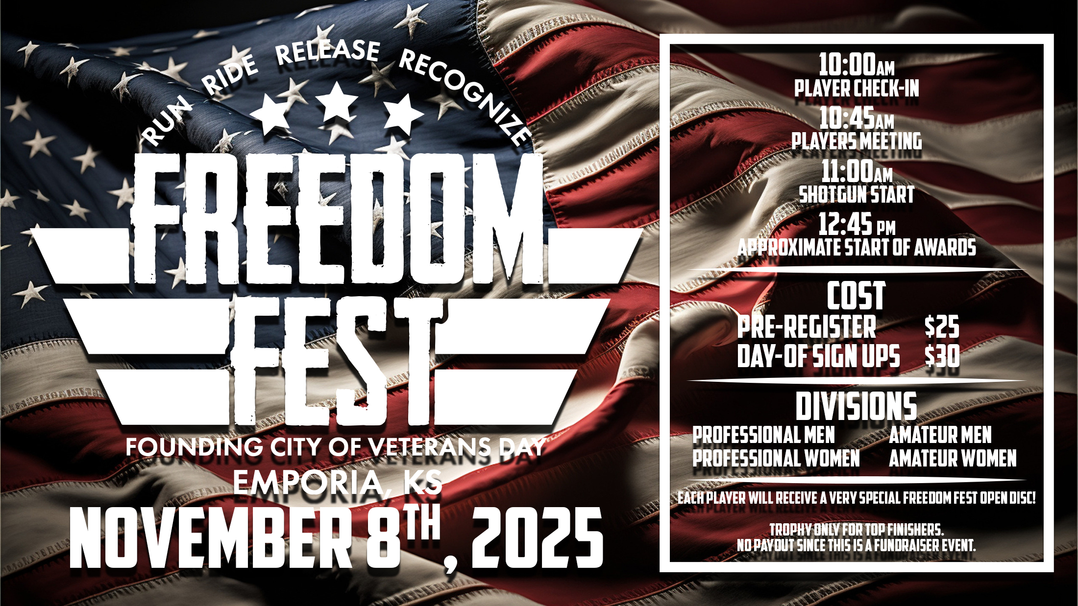 Freedom Fest Flyer - 2025
